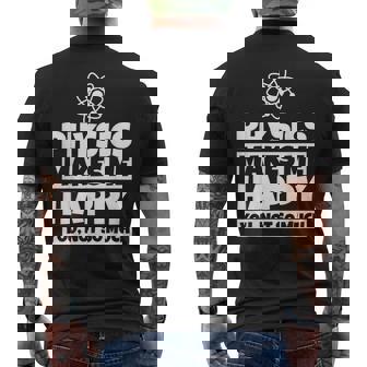 Regalos De Física Para Científicos Nerds Y Físicos Humor Camiseta Hombre Estampado Espalda - Regaloses