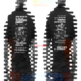 Regalos Para Camioneros No Te Metas Con Un Camionero Camiseta Hombre Estampado Espalda - Regaloses