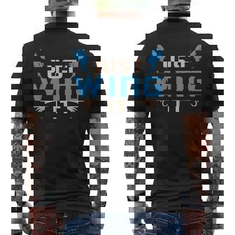 Regarder Birds Just Wing It Retrointage Bird Watcher T-shirt imprimé au dos - Cadeauxyz