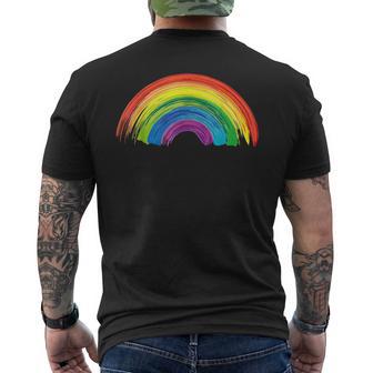 Regenbogen Damen Herren Kinder Regenbogen Kostüm T-Shirt mit Rückendruck - Geschenkecke