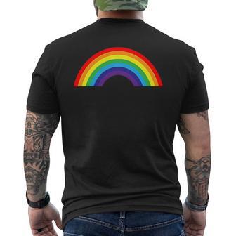 Regenbogen Mit Schönen Bunten Farben Retrointage T-Shirt mit Rückendruck - Geschenkecke