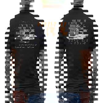 Reindeer Game Halloween Christmas Xmas T-Shirt Men's Back Print T-Shirt - Monsterry