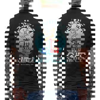 Reindeer Gamer Christmas Holiday Graphic For Video Game Love Men's Back Print T-Shirt - Monsterry