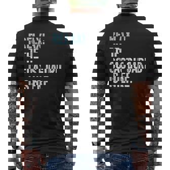 Relax The Coast Guard Is Here Coast Guard Men's Back Print T-Shirt - Monsterry