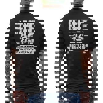 Rente 2025 Ich Habe Fertig Rentner Rentnerin In Ruhestand German T-Shirt mit Rückendruck - Geschenkecke