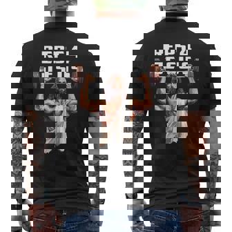 Reps 4 Jesús En El Gimnasio Reps 4 Jesus In The Gym Sin Mangas Camiseta Hombre Estampado Espalda - Regaloses