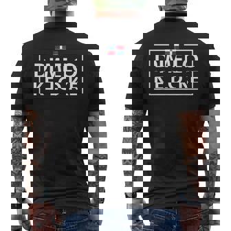 República Dominicana Poder Platano Patrimonio Dominicana Camiseta Hombre Estampado Espalda - Regaloses