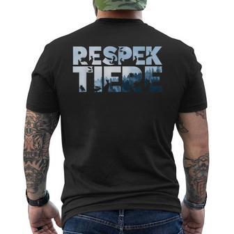 Respectants Animals Animal Protectionegetariansegan Activist Forest T-Shirt mit Rückendruck - Geschenkecke