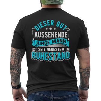 Retirement With Retirement Entry Man Pensionary & Pensionary T-Shirt mit Rückendruck - Geschenkecke