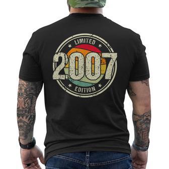 Retro 16 Yearsintage 2007 Limited Edition 16Th Birthday T-Shirt mit Rückendruck - Geschenkecke