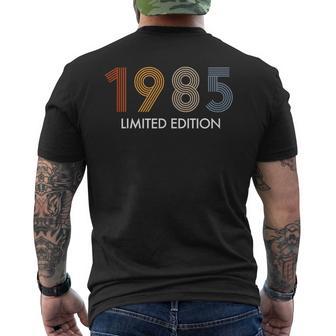 Retro 36 Yearsintage 1985 Limited Edition 36Th Birthday T-Shirt mit Rückendruck - Geschenkecke