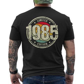 Retro 38 Yearsintage 1985 Limited Edition 38Th Birthday T-Shirt mit Rückendruck - Geschenkecke