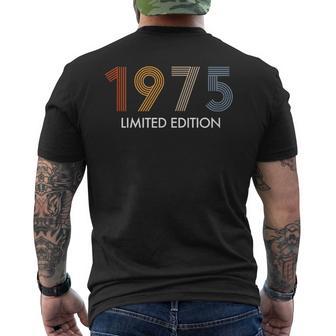 Retro 49 Yearsintage 1975 Limited Edition 49Th Birthday T-Shirt mit Rückendruck - Geschenkecke