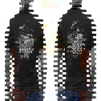 Retro Alaska Cruise 2025 Cruisin Together Vacation Matching Men's T-shirt Back Print - Seseable