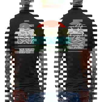 Retro Born To Bike Me Encanta Andar En Bicicleta Camiseta Hombre Estampado Espalda - Regaloses