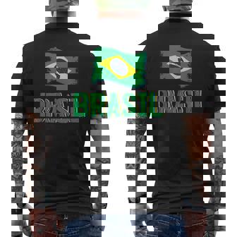 Retro Brazil T-Shirt mit Rückendruck - Geschenkecke