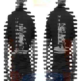 Retro Capybara Rock Music Hombres Niños Capybara Gafas De Sol Camiseta Hombre Estampado Espalda - Regaloses