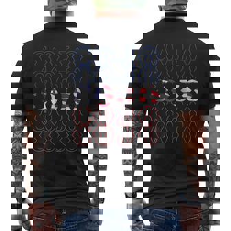 Retro Cojo Johnson Bull Skull Music Country 70s Cowboys Boot Men's Back Print T-Shirt - Monsterry