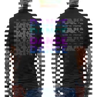 Retro Dance I Love Dancing Dancer N Étudiant Danse Professeur T-shirt imprimé au dos - Cadeauxyz