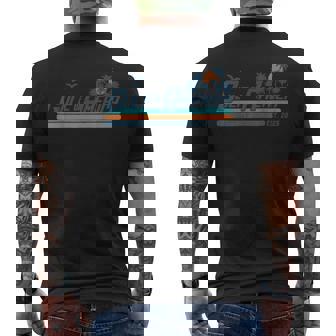 Retro Gulf Of Us America 2025 American Flag Gulf Mexico Men's T-shirt Back Print | Mazezy
