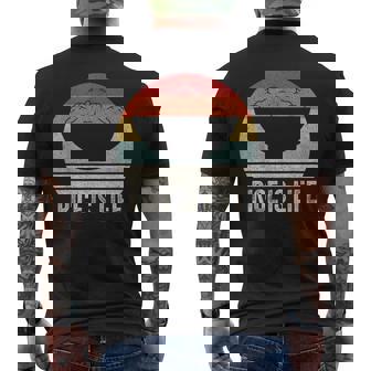 Retro Rice Is Life Filipino Vintage Men's T-shirt Back Print - Monsterry