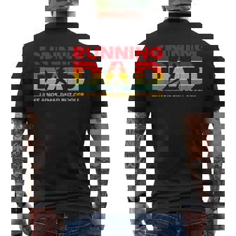 Retro Running Dad Apparel Marathon Men's T-shirt Back Print | Seseable UK