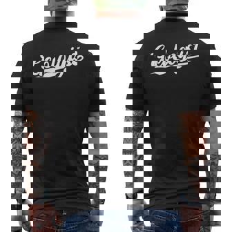 Retro Swoosh Job Title Geologist Camiseta Hombre Estampado Espalda - Regaloses