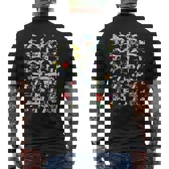 Retro Vintage 8647 Anti Trump President Men's T-shirt Back Print - Monsterry