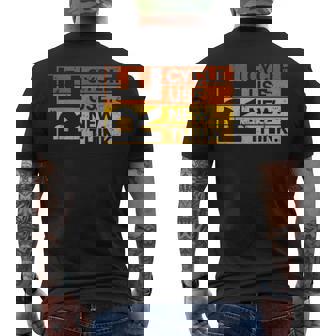 Retro Vintage Earth Day Tee Recycle Reuse Renew Rethink Men's Back Print T-Shirt - Monsterry