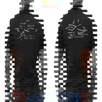 Retro Vintage Self Love Is Setting Boundaries Men's Back Print T-Shirt - Monsterry