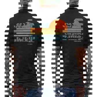 Retrointage Golf Of Mexico Golfo De México Est 1550 T-Shirt mit Rückendruck - Geschenkecke