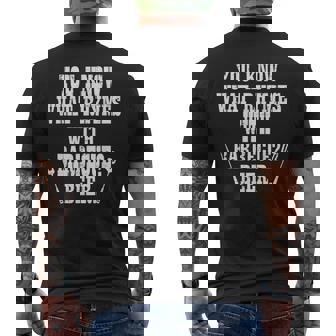 What Rhymes With Barbecue Bbq Grillin Grilling Dad Men Men's Back Print T-Shirt - Monsterry