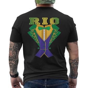 Rio Carnival Costume Brazil Rio De Janeiro Souvenir T-Shirt mit Rückendruck - Geschenkecke