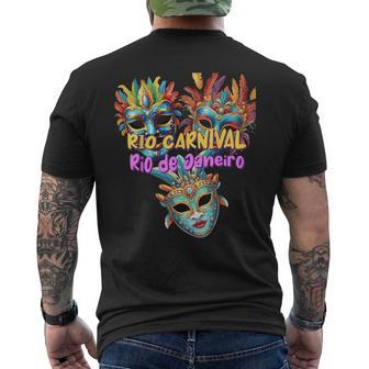 Rio Carnival Rio De Janeiro Brazil Circus Costume T-Shirt mit Rückendruck - Geschenkecke