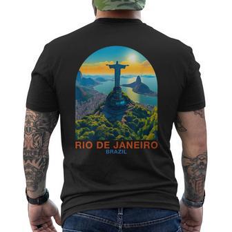 Rio De Janeiro Travel Holiday Rio De Janeiro Brazil T-Shirt mit Rückendruck - Geschenkecke