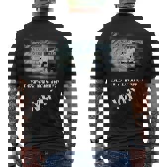 Road Closed Let's Find Out Why Four Wheel Drive Fun Men's Back Print T-Shirt - Monsterry