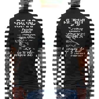 Rock Hard Caulking Services For Adult Humor Men's T-shirt Back Print - Seseable