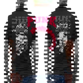 Rock And Roll Musik & Festival I Damen & Herren Punk Is Not Dead I Punker & Anarquía Para Punk Rock Small Camiseta Hombre Estampado Espalda - Regaloses