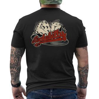 Rockabilly Rock Music Retro Cubeinyl 1950S Rocker T-Shirt mit Rückendruck - Geschenkecke