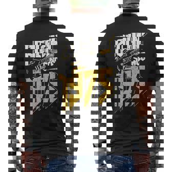 Rockin' Since 1975Intage Rock Music Fan 47 Cumpleaños Camiseta Hombre Estampado Espalda - Regaloses