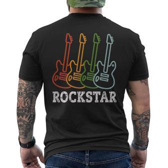 Rockstar Children'sintage Guitar Rockstar T-Shirt mit Rückendruck - Geschenkecke