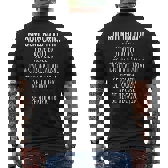Routine Du Matin Se Réveiller Alarme Se Retourner Rendormir T-shirt imprimé au dos - Cadeauxyz