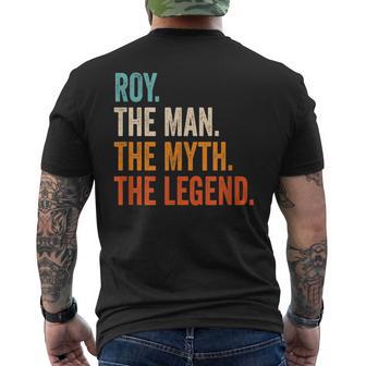 Roy The Man The Myth The Legend Name Roy T-Shirt mit Rückendruck - Geschenkecke