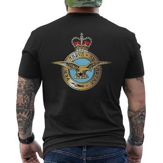 Royal Air Force Raf Uk Military Badge Patch T-Shirt mit Rückendruck - Geschenkecke