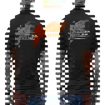 Rugby Football Player Rugger Attacker Quarterback Men's Back Print T-Shirt - Monsterry