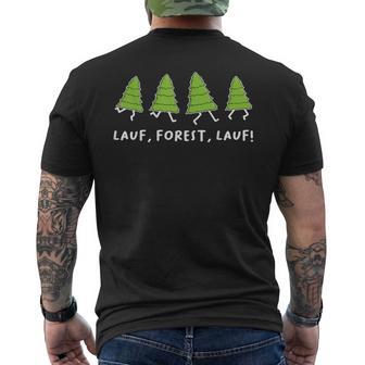 Running Forest Running Parody Sayings T-Shirt mit Rückendruck - Geschenkecke