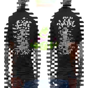 Sagging But Still Gagging Frog Meme Men's T-shirt Back Print - Thegiftio UK