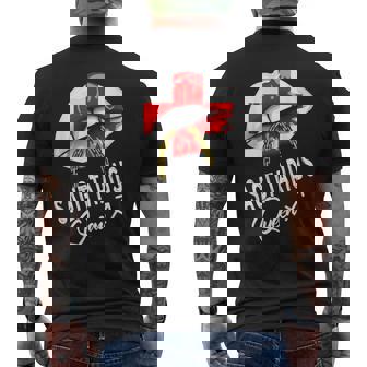 Sagittarius Queen Lips Nurse November December Birthday CUte Men's Back Print T-Shirt - Monsterry