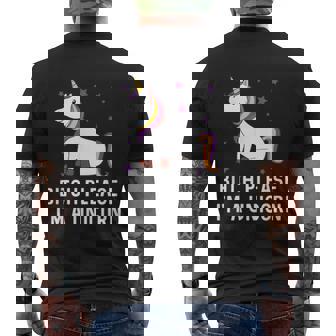 Salope Je Suis Une Licorne Impertinente Offensive Fuck Off Magical T-shirt imprimé au dos - Cadeauxyz