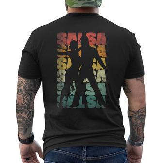 Salsa De Bailes Latinos Camiseta Hombre Estampado Espalda - Regaloses